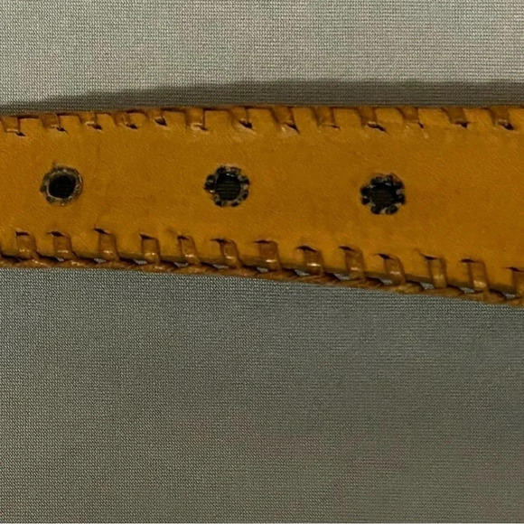 Women’s Vintage Woven Multicolor Leather Southwestern made in Guatemala Size 30 - Picture 12 of 16